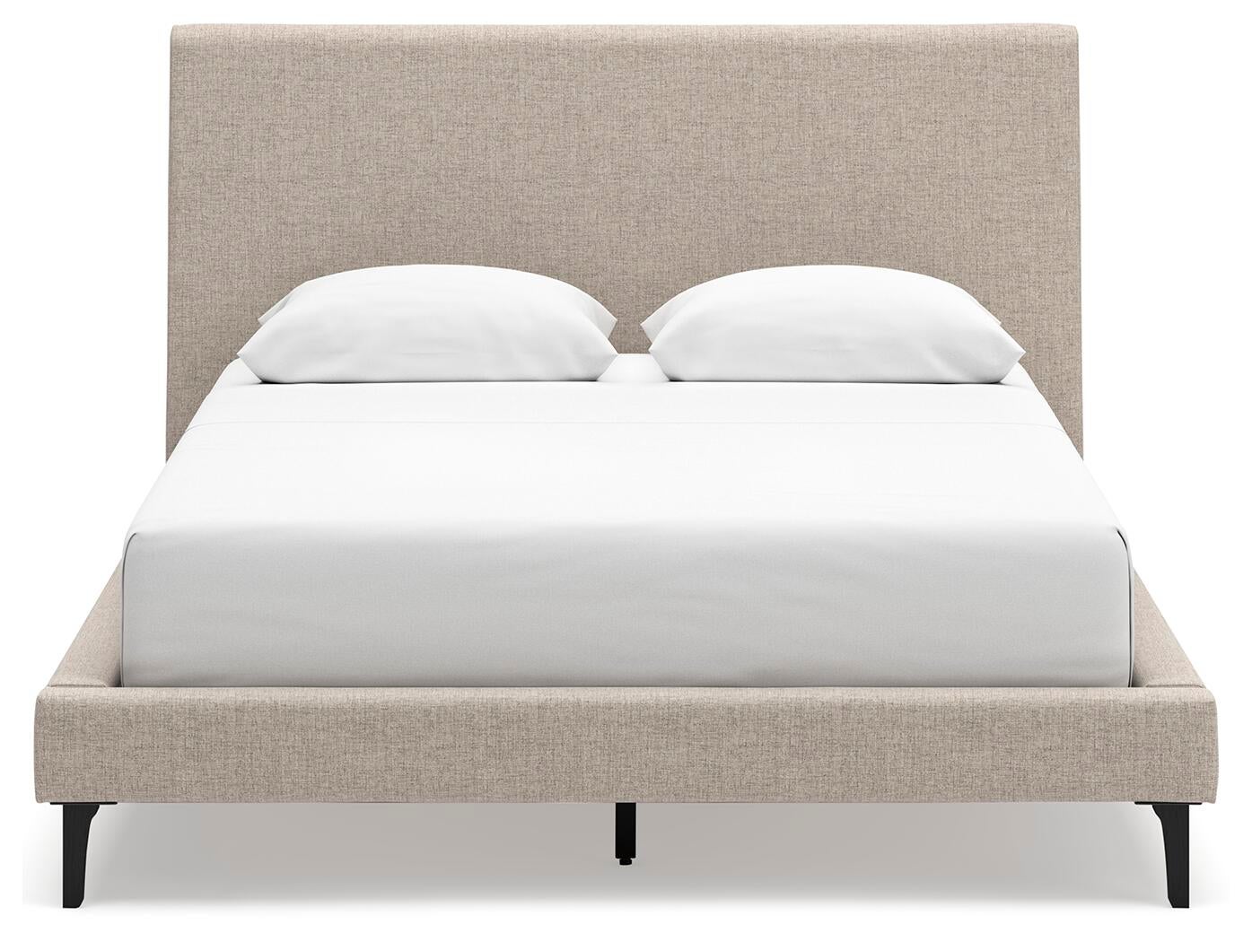 Cielden  Upholstered Bed With Roll Slats, Dresser, Mirror, Chest And Nightstand