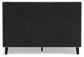 Cielden  Upholstered Bed With Roll Slats, Dresser, Mirror, Chest And Nightstand