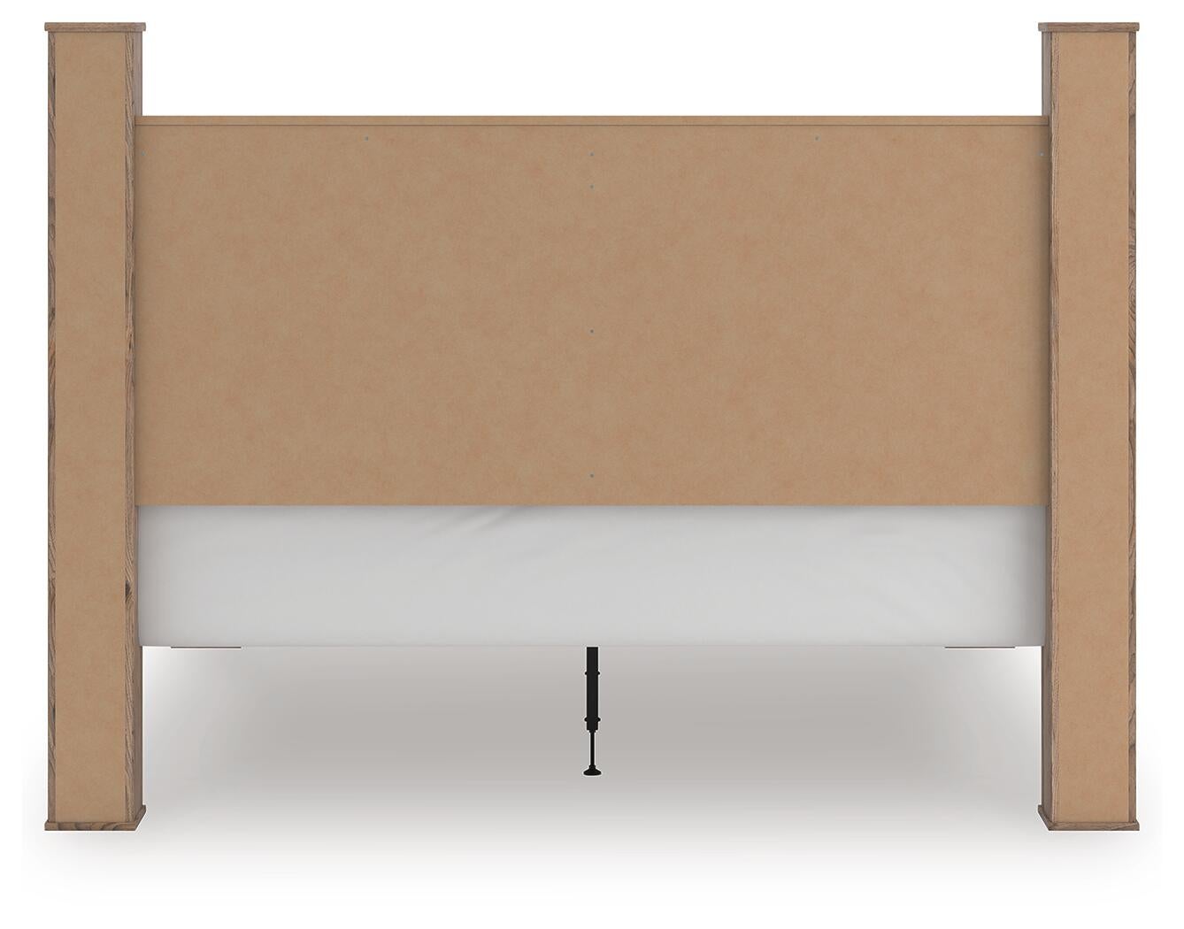 Rusticott  Poster Bed, Dresser And Mirror