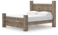 Rusticott  Poster Bed, Dresser And Mirror