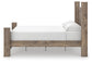 Rusticott  Poster Bed, Dresser And Mirror