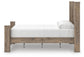 Rusticott  Poster Bed With Mirrored Dresser
