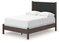 Pamytta  Upholstered Panel Bed, Dresser, Mirror, Chest And Nightstand
