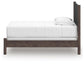 Pamytta  Upholstered Panel Bed, Dresser And Mirror