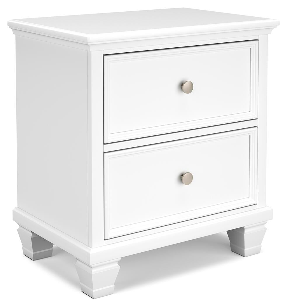 Fortman  Panel Storage Bed With Mirrored Dresser And Nightstand