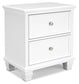 Fortman  Panel Storage Bed With Mirrored Dresser And Nightstand
