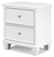 Fortman  Panel Storage Bed With Mirrored Dresser And Nightstand