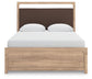 Kinlanni  Upholstered Platform Bed, Dresser And Mirror