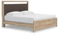 Kinlanni  Upholstered Platform Bed, Dresser And Mirror