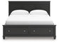 Lanolee California  Panel Storage Bed, Dresser And Mirror