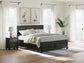 Lanolee California  Panel Storage Bed, Dresser And Mirror