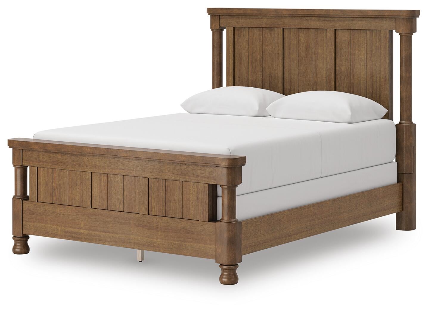 Rowlenstown  Poster Bed With Mirrored Dresser And Nightstand