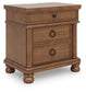 Rowlenstown  Poster Bed With Mirrored Dresser And Nightstand