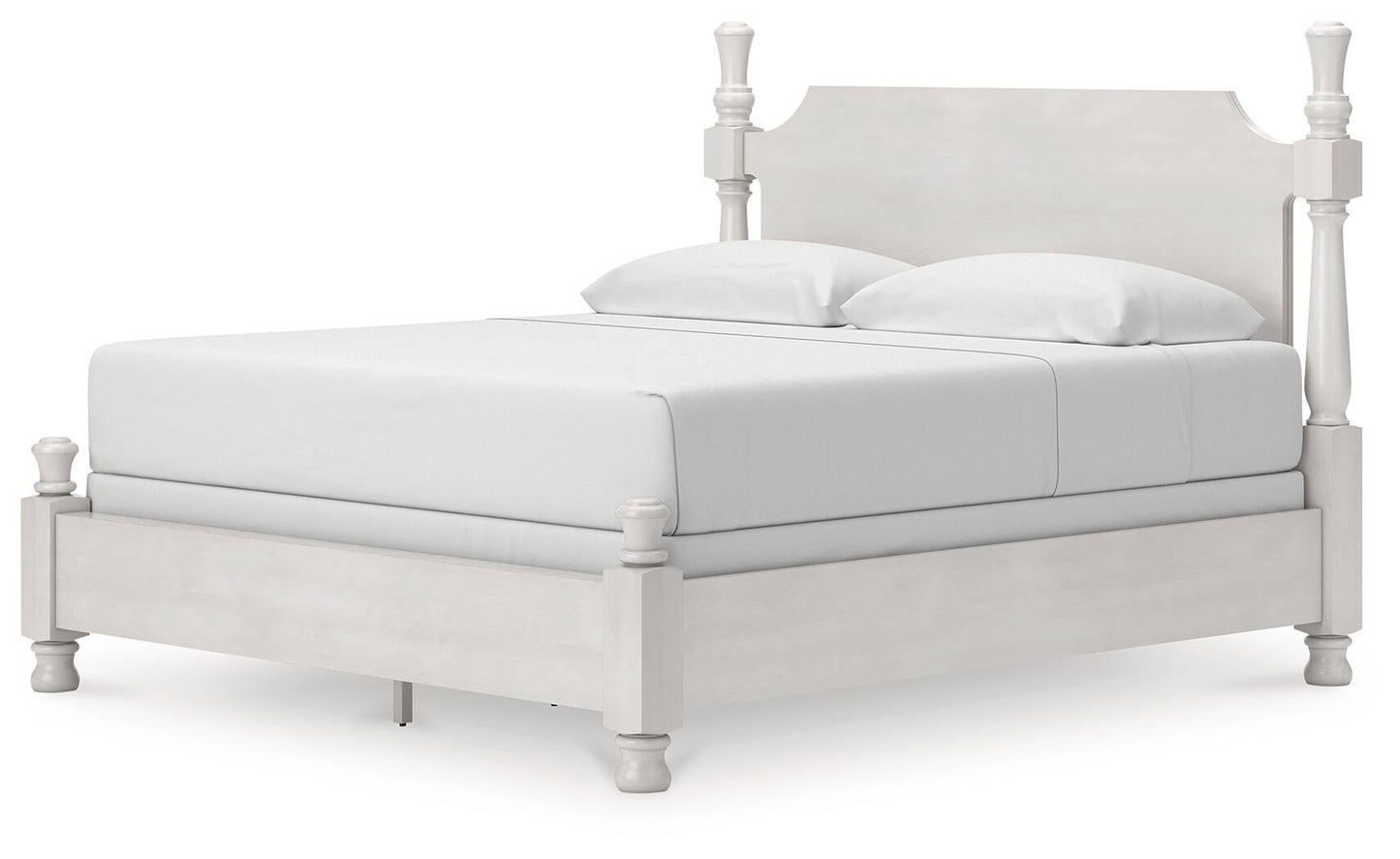 Rowlenstown  Poster Bed, Dresser, Mirror And Nightstand