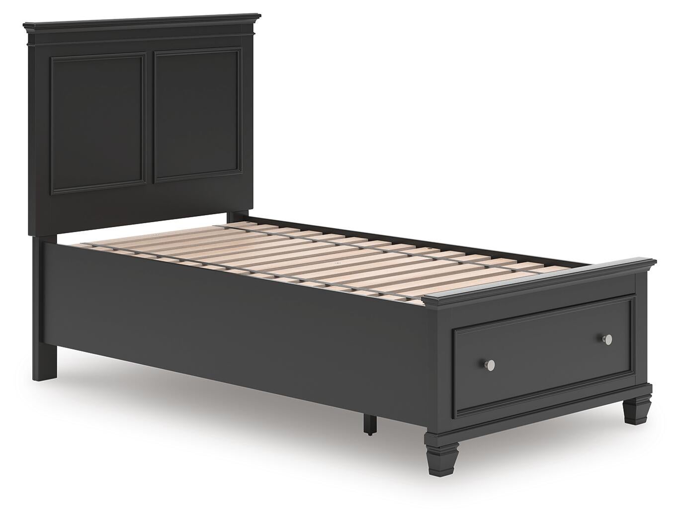 Lanolee  Panel Storage Bed, Dresser And Mirror