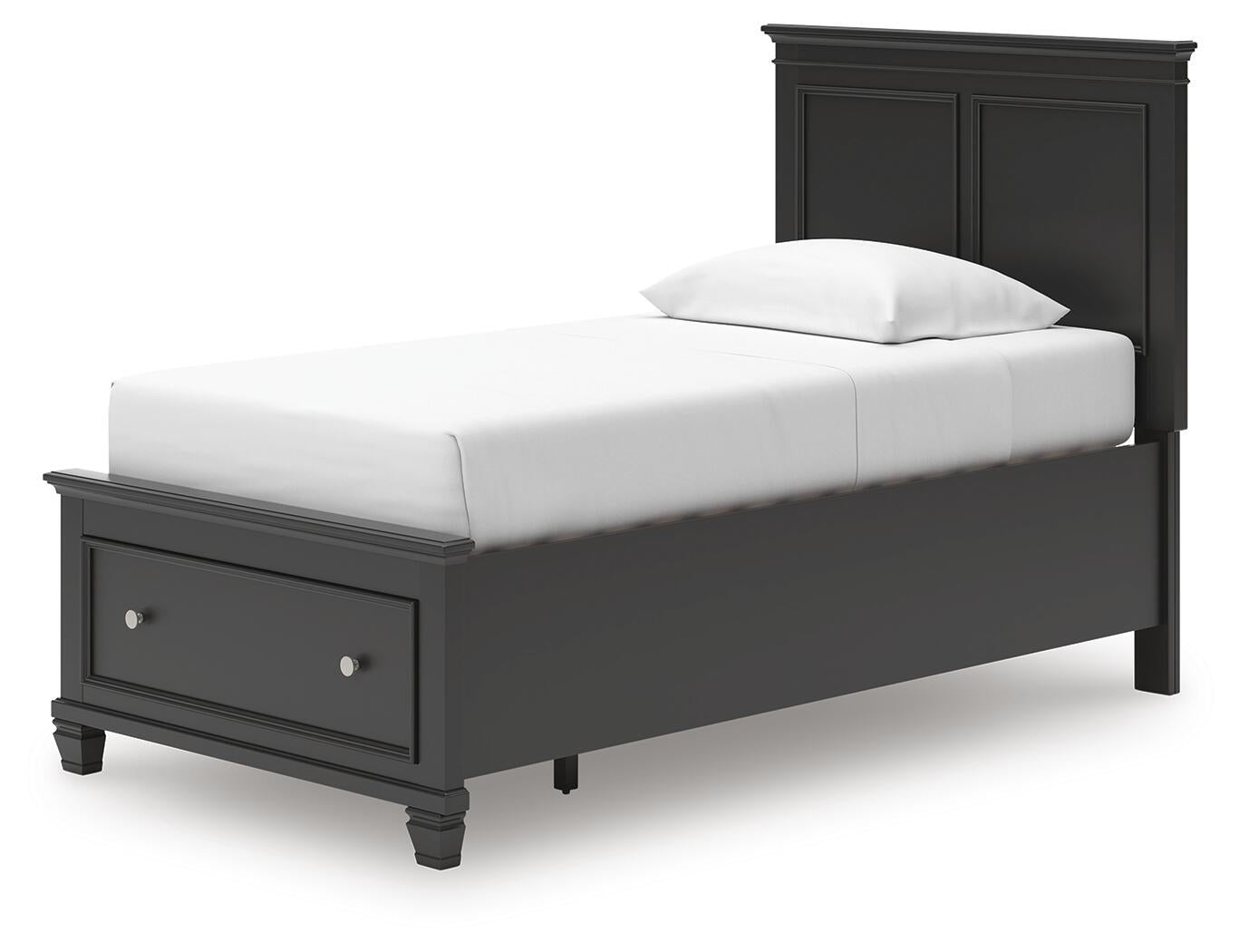 Lanolee  Panel Storage Bed, Dresser And Mirror