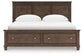 Danabrin California  Panel Storage Bed, Dresser And Mirror