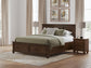 Danabrin California  Panel Storage Bed, Dresser And Mirror