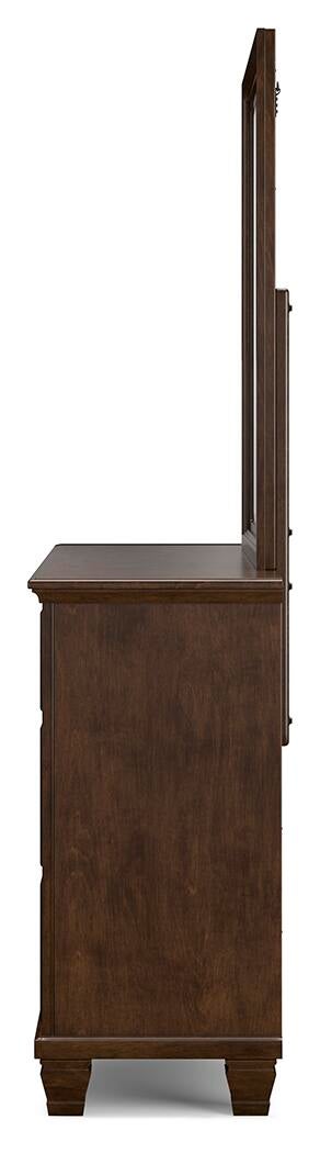 Danabrin California  Panel Storage Bed, Dresser And Mirror