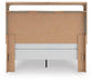 Kinlanni  Upholstered Panel Bed, Dresser And Mirror