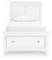 Fortman  Panel Storage Bed, Dresser And Mirror
