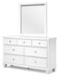 Fortman  Panel Storage Bed, Dresser And Mirror