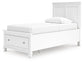 Fortman  Panel Storage Bed, Dresser And Mirror