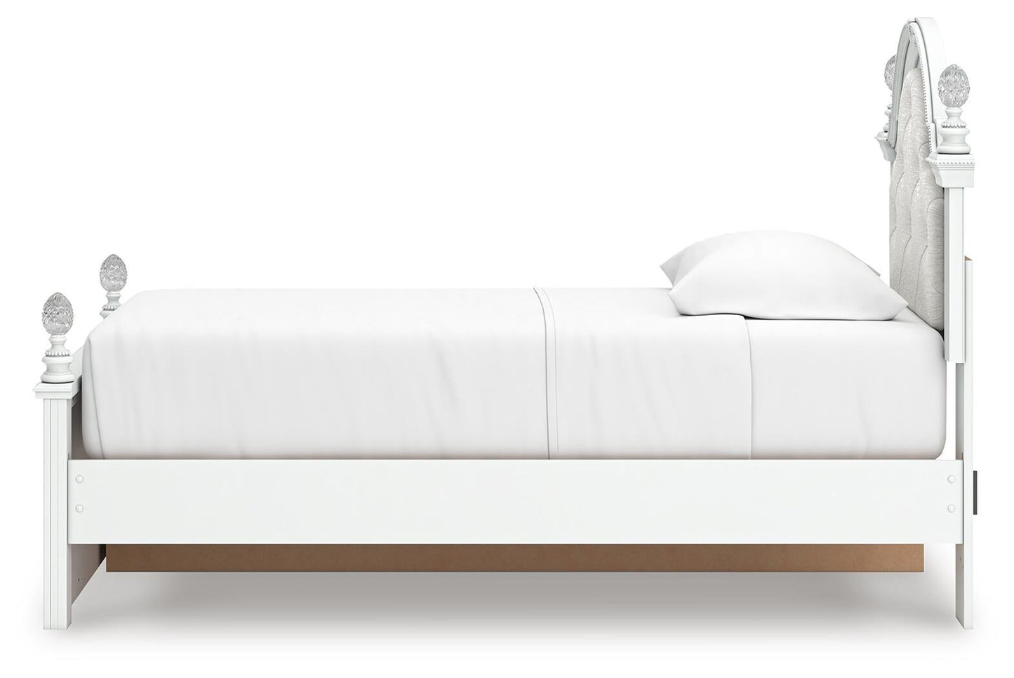 Kozlani  Upholstered Panel Storage Bed, Dresser And Mirror