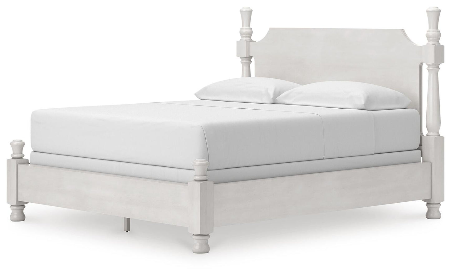 Rowlenstown California  Poster Bed, Dresser, Mirror And Nightstand