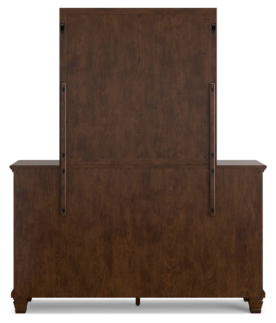Danabrin California  Panel Storage Bed, Dresser, Mirror And Nightstand