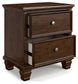 Danabrin California  Panel Storage Bed, Dresser, Mirror And Nightstand