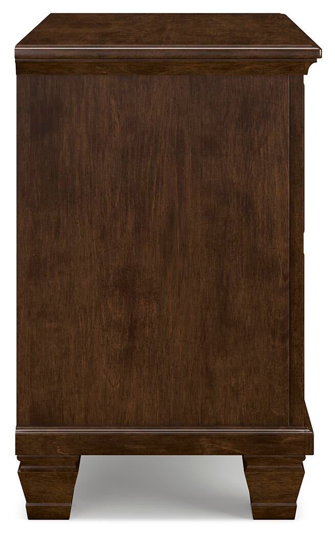 Danabrin California  Panel Storage Bed, Dresser, Mirror And Nightstand