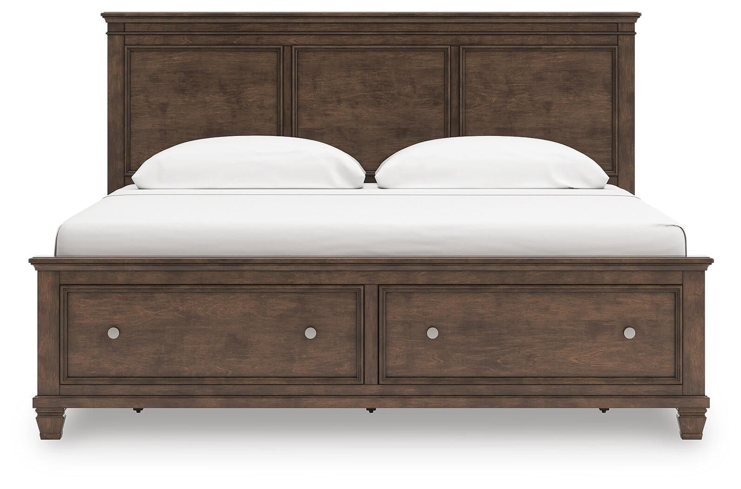 Danabrin  Panel Storage Bed, Dresser And Mirror
