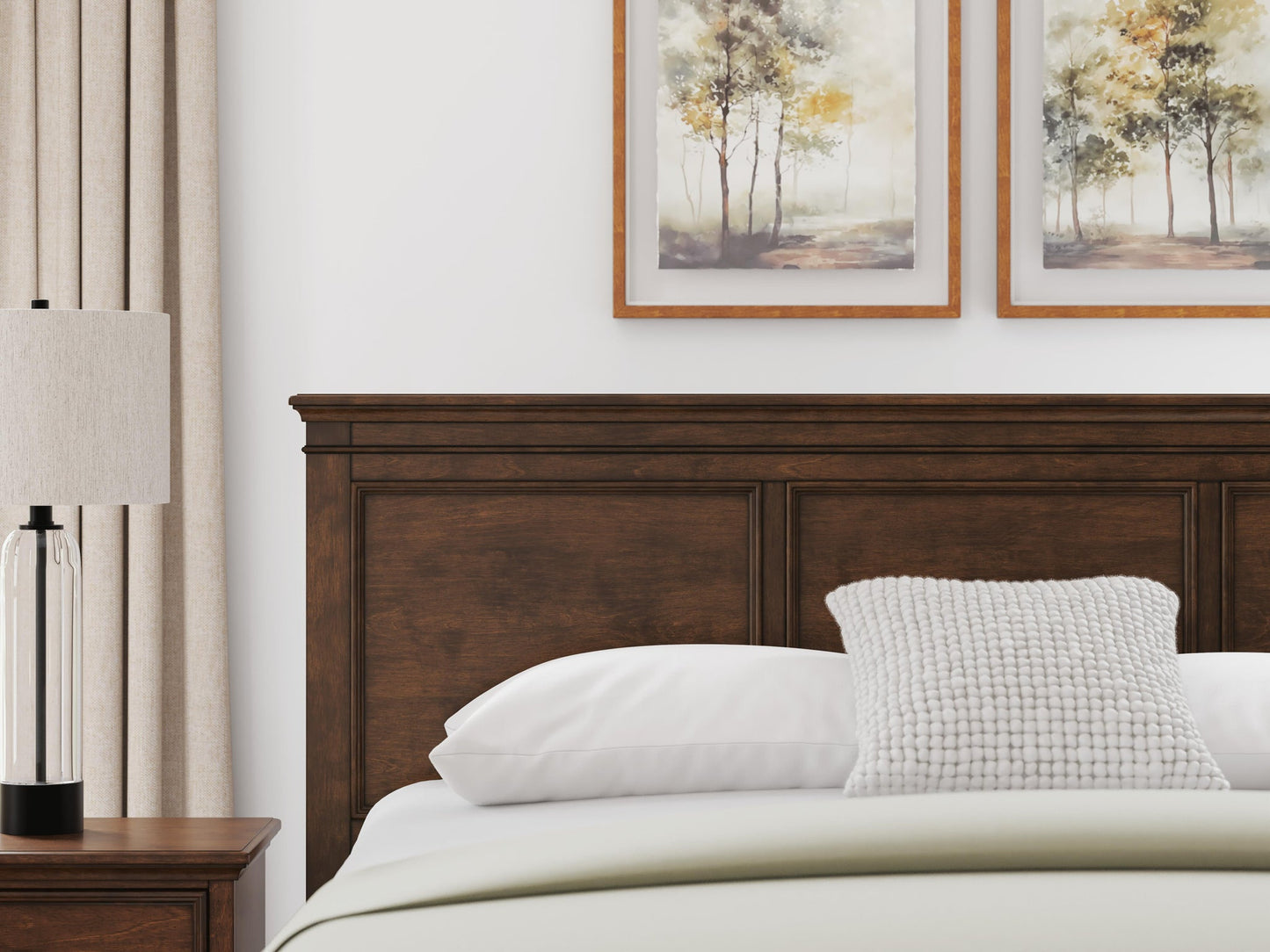 Danabrin  Panel Storage Bed, Dresser And Mirror