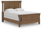 Rowlenstown  Poster Bed With Mirrored Dresser