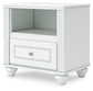 Kozlani  Upholstered Panel Bed, Dresser, Mirror And Nightstand