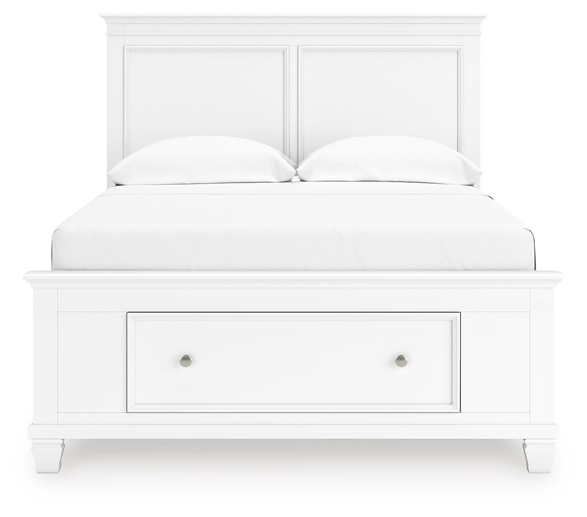 Fortman  Panel Storage Bed, Dresser And Mirror