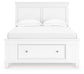 Fortman  Panel Storage Bed, Dresser And Mirror