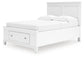 Fortman  Panel Storage Bed, Dresser And Mirror