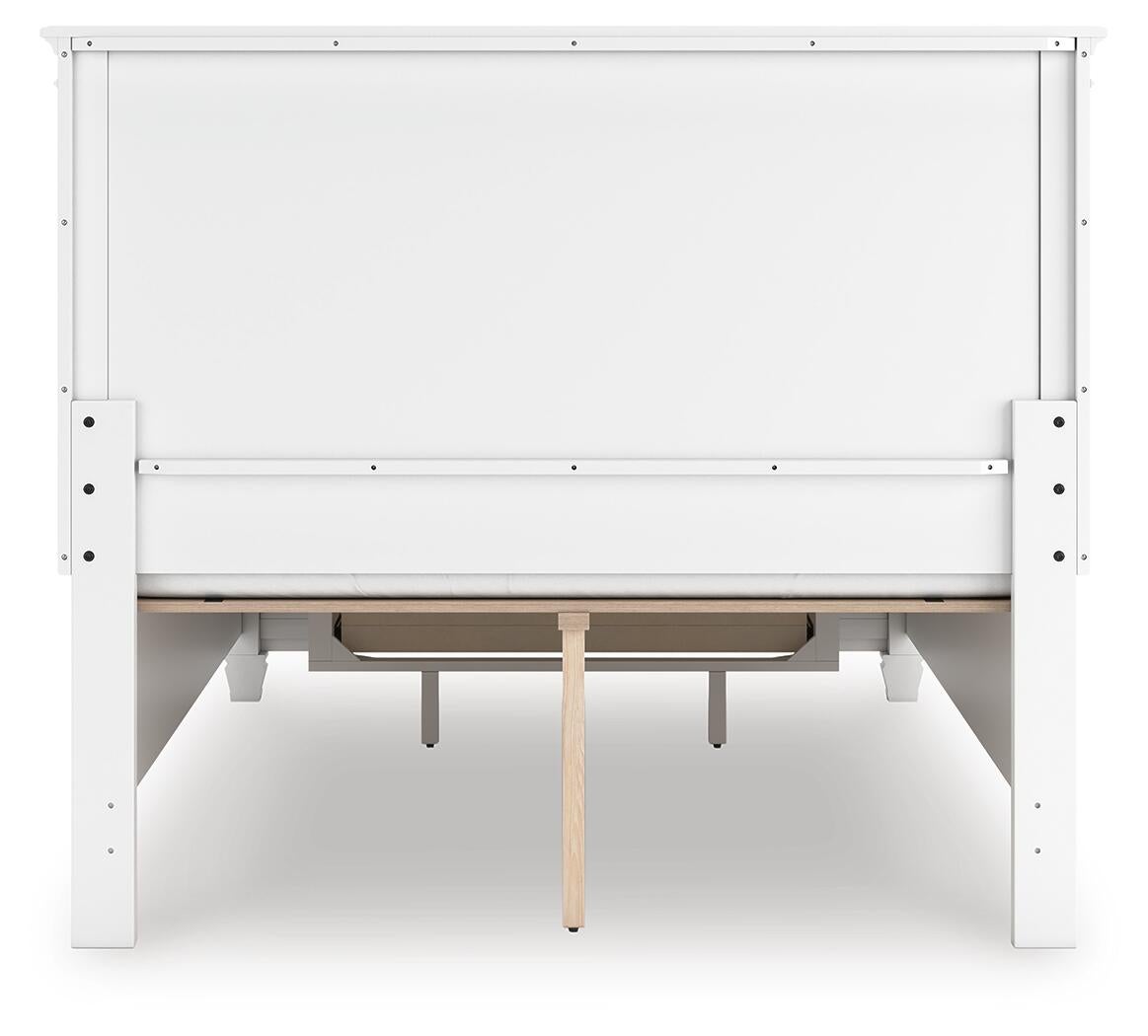 Fortman  Panel Storage Bed, Dresser And Mirror