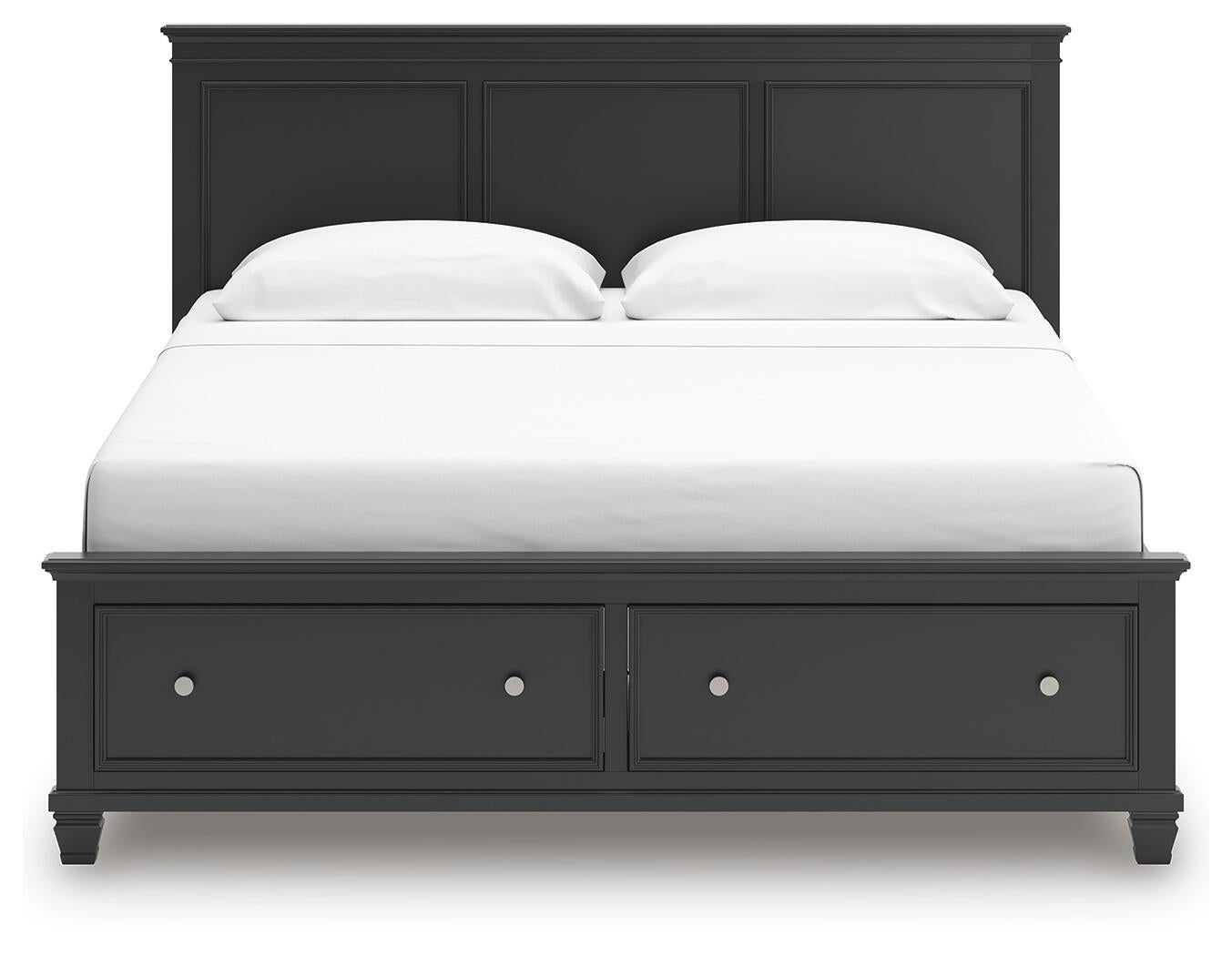 Lanolee  Panel Storage Bed, Dresser, Mirror And Nightstand