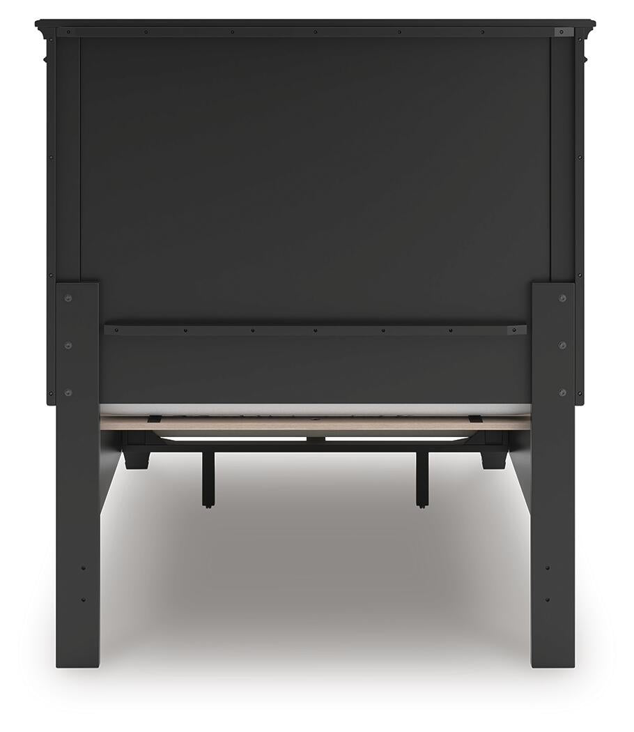 Lanolee  Panel Storage Bed, Dresser, Mirror And Nightstand