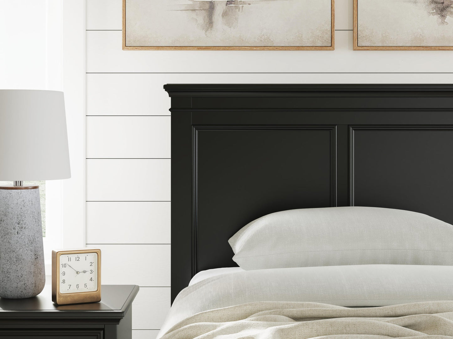 Lanolee  Panel Storage Bed, Dresser, Mirror And Nightstand