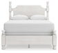 Rowlenstown  Poster Bed, Dresser, Mirror And Nightstand