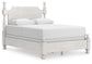 Rowlenstown  Poster Bed, Dresser, Mirror And Nightstand