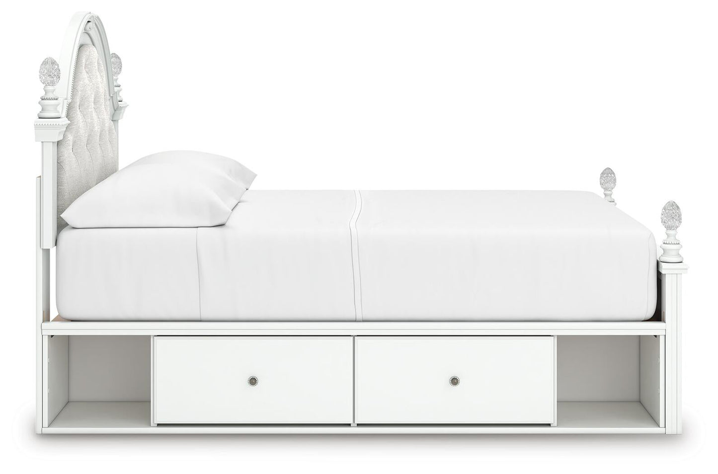 Kozlani  Upholstered Panel Bed With Storage