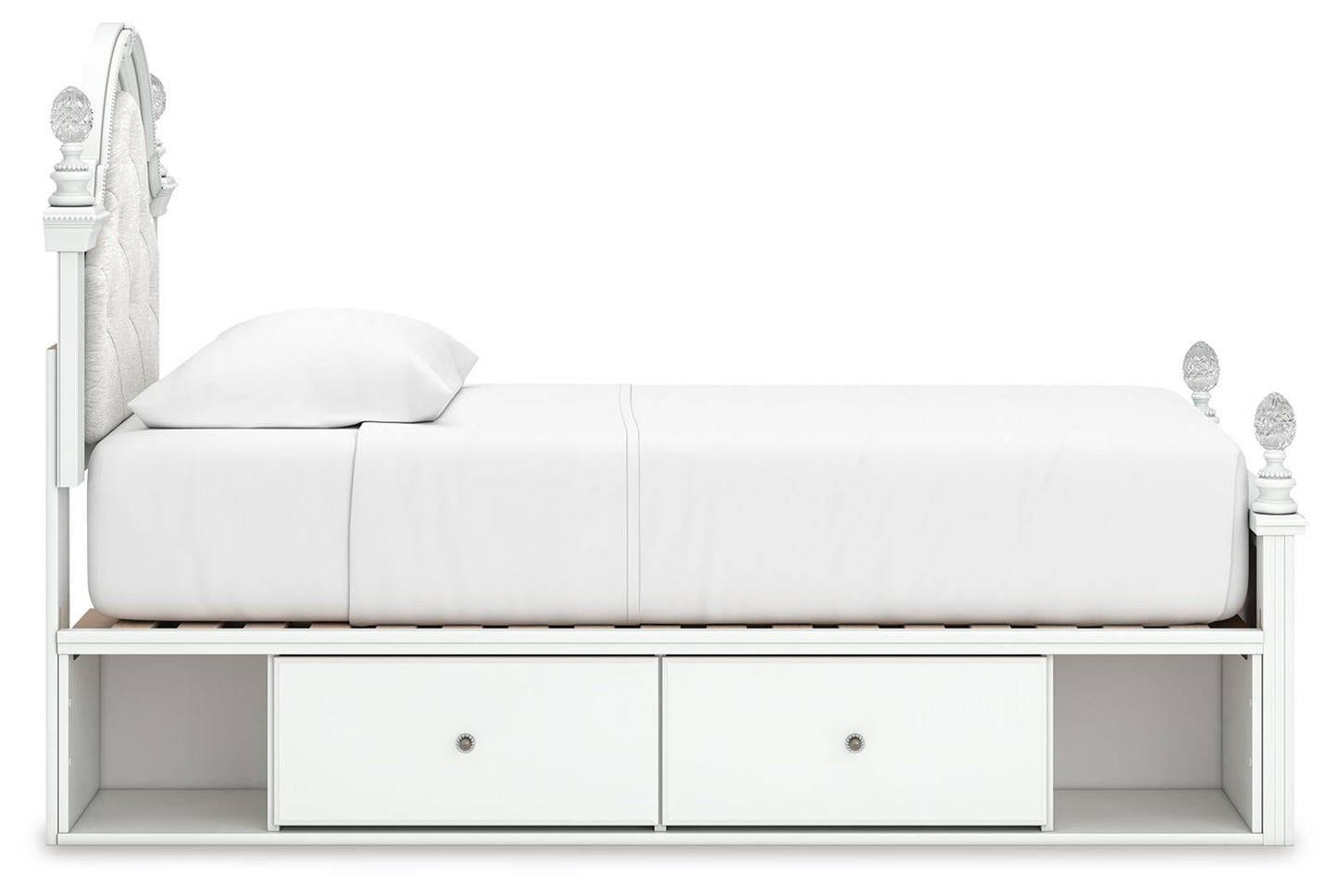 Kozlani  Upholstered Panel Bed With Storage