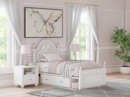 Kozlani  Upholstered Panel Bed With Storage