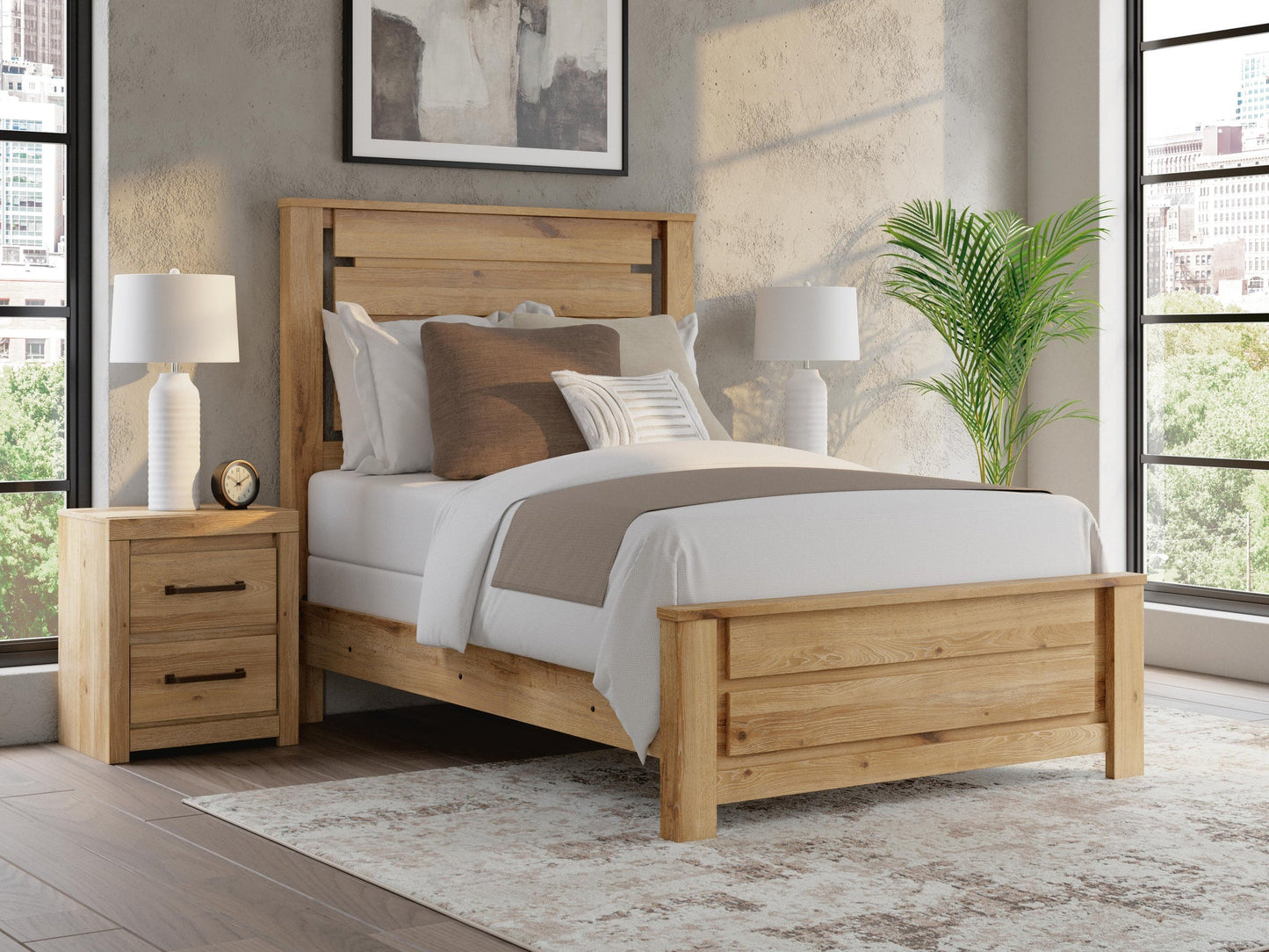 Brozmont  Panel Bed